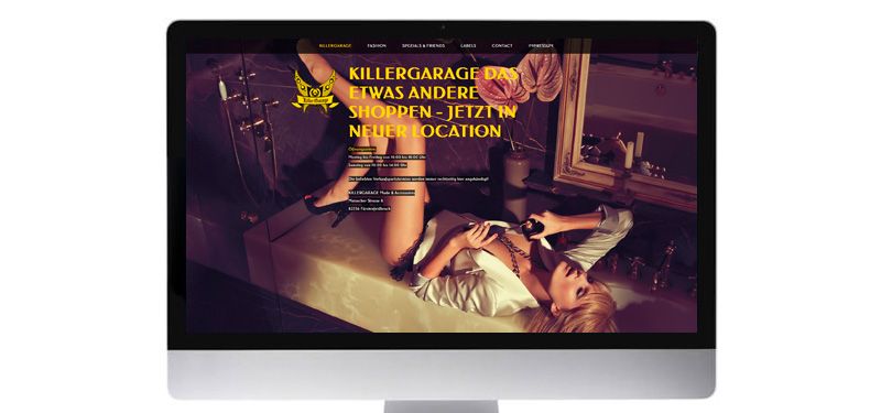 Webdesign | Killergarage | www.killergarage.de