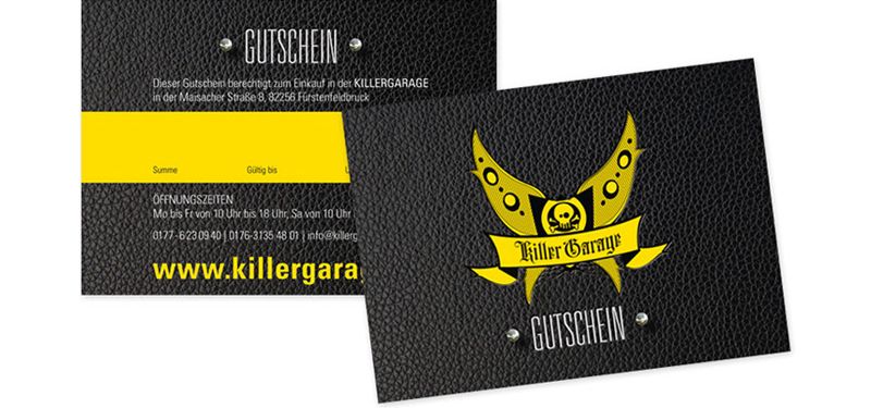 Gutschein | Killergarage